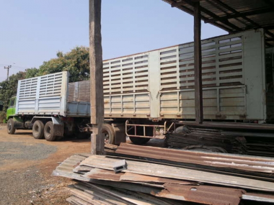 ขายรถพ่วง 22 ล้อ 2 เพลา แม่-ลูก กระบะเหล้กคอกเกษตรดั้ม HINO F18 วางเครื่อง.P11C 320 แรง สภาพรถสวย ราคาคุยกันได้