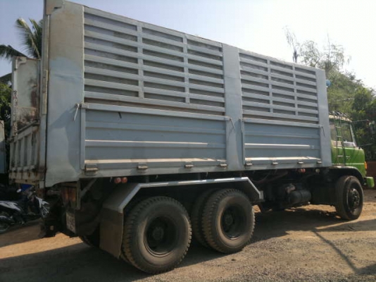 ขายรถพ่วง 22 ล้อ 2 เพลา แม่-ลูก กระบะเหล้กคอกเกษตรดั้ม HINO F18 วางเครื่อง.P11C 320 แรง สภาพรถสวย ราคาคุยกันได้