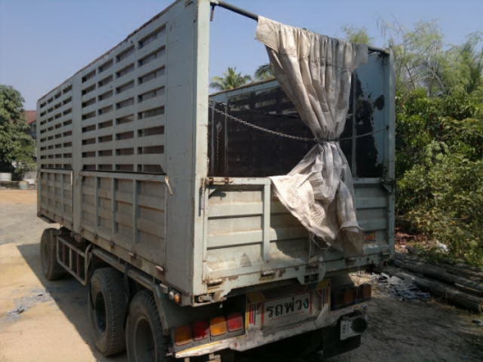 ขายรถพ่วง 22 ล้อ 2 เพลา แม่-ลูก กระบะเหล้กคอกเกษตรดั้ม HINO F18 วางเครื่อง.P11C 320 แรง สภาพรถสวย ราคาคุยกันได้