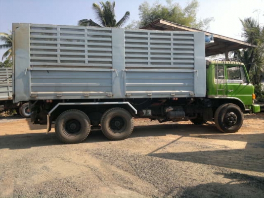 ขายรถพ่วง 22 ล้อ 2 เพลา แม่-ลูก กระบะเหล้กคอกเกษตรดั้ม HINO F18 วางเครื่อง.P11C 320 แรง สภาพรถสวย ราคาคุยกันได้