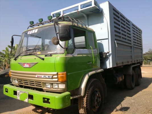 ขายรถพ่วง 22 ล้อ 2 เพลา แม่-ลูก กระบะเหล้กคอกเกษตรดั้ม HINO F18 วางเครื่อง.P11C 320 แรง สภาพรถสวย ราคาคุยกันได้