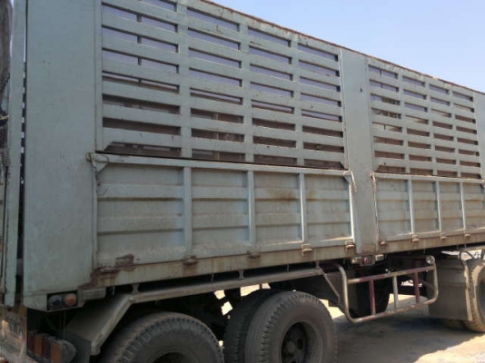 ขายรถพ่วง 22 ล้อ 2 เพลา แม่-ลูก กระบะเหล้กคอกเกษตรดั้ม HINO F18 วางเครื่อง.P11C 320 แรง สภาพรถสวย ราคาคุยกันได้