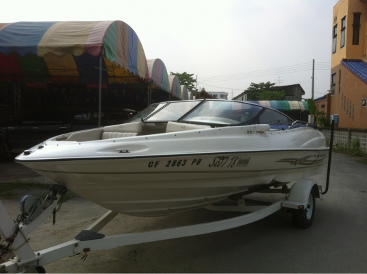 ขายเรือ regal เครื่อง volvo4.3 v6 สภาพสวยมากก พร้อมเทลเลอร์นอก