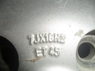 ขายล้อ โฟล์ค-passat 5รู ใส่กะบะได้ ขอบ16 (made in italyแท้)