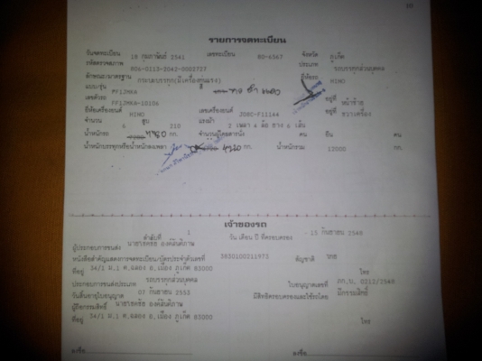 HINO FF1JMKA 210แรงม้าติดเครน3ตันพร้อมใช้พร้อมโอน