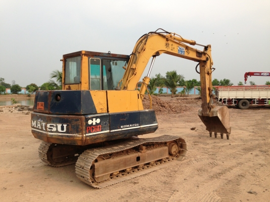 แม็คโครมือสอง,Komatsu PC60-5 เดิมๆ ตามรุ่น ช่วงล่างเต็ม สวยพร้อม