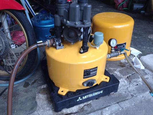 ขายปั้มน้ำอัตโนมัติ mitsubishi 250W สภาพสวย วิ่งนิ่ม ตรวจเช็คแรงดันเรียบร้อย ไม่มีรั่วซึม พร้อมใช้งาน