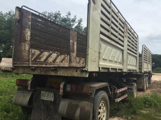 ขายดาวน์ 18 ล้อแม่ลูก 251 (260) แรง รถปี 2556 รถสวยเดิมๆยางสวย เหลือผ่อนงวด 30 งวด ไมล์ 220000 กม. ไม่เคยชนไม่เคยแกะ