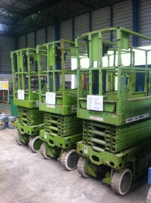 รถกระเช้าไฟฟ้าเก่านอก 7.9เมตร 3 คัน GS2632 ปี2002 ราคาพิเศษครับ เคลียร์ Stock ก่อนไปบ้านใหม่ ใครหาอยู่ติดต่อมาได้เลยครับ