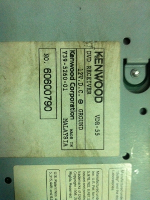 Kenwood VDR-55 24Bit DVD VCD MP3 CD ปรีเอ้า2ชุด วีดีโอเอ้า2ชุด AUX1ชุด มือ2 ญี่ปุ่น Kenwood VDR-55 24Bit DVD VCD MP3 CD ปรีเอ้า2ชุด วีดีโอเอ้า2ชุด AUX1ชุด มือ2 ญี่ปุ่น