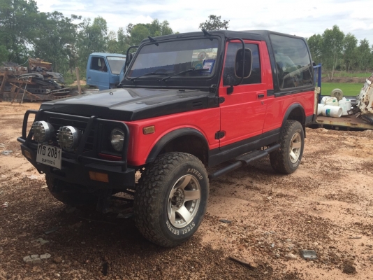 พิเศษ 135,000 บาท SUZUKI JEEP CARIBIAN 4&times;4 เครื่อง Toyota 2 C -Turbo ดีเชล 2.0 แอร์มี พวงมาลัยเพาเวอร์  เล่มทะเบียน