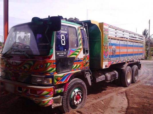 ขายรถบรรทุกสิบล้อดัมพ์ Hino 3H เครื่องเดิม 195 แรง 2 เพลา ปี 39 กระบะดัมพ์มิเนียม ทะเบียนพร้อม