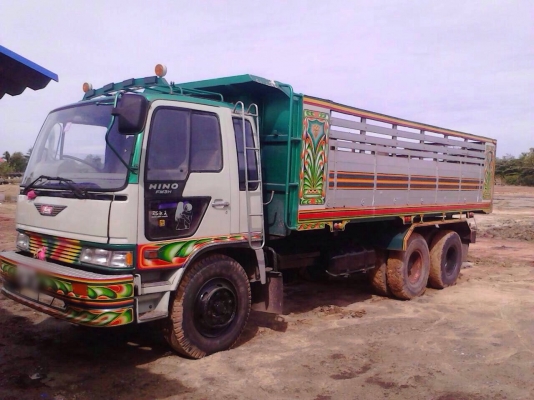 ขายรถบรรทุกสิบล้อดัพม์ Hino 3H เครื่องเดิม 195 แรง 2 เพลา ปี 42 กระบะดัมพ์มิเนียม ทะเบียนพร้อม