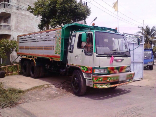 ขายรถบรรทุกสิบล้อดัพม์ Hino 3H เครื่องเดิม 195 แรง 2 เพลา ปี 42 กระบะดัมพ์มิเนียม ทะเบียนพร้อม