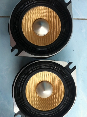 ลำโพง Pioneer TS-C010A 4นิ้ว โครงหล่อ แม่เห็กนีโอ เคฟล่า มือ2 ญี่ปุ่น