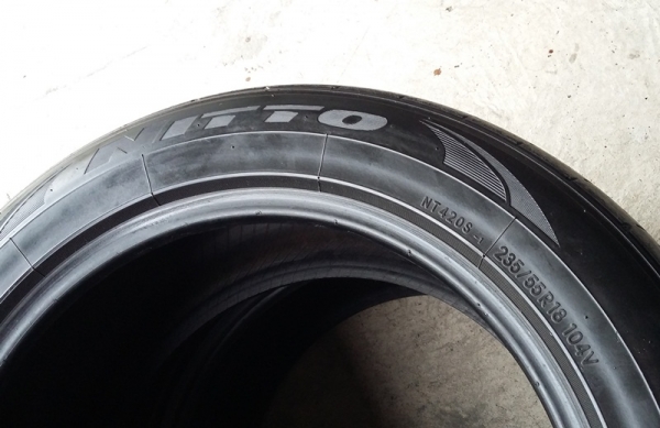 ยาง,235-55-18 NITTO NT420S ปี12หนึ่งคู่ 1,700