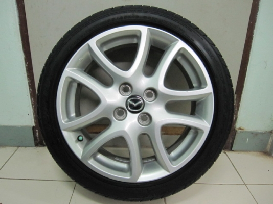 ขายล้อแม็กพร้อมยาง Mazda2 ตัวท๊อปขอบ 16 สภาพสวยๆ ดอกยางหนาๆ