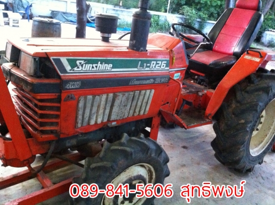 ขาย kubota L1-R26 พร้อมใช้งานระบบใช้ได้ปกติทุกอย่างpto4เกียร์ได้ตัวรถกะดันหน้า 135,000  โทร 089-841-5606  สุทธิพงษ์