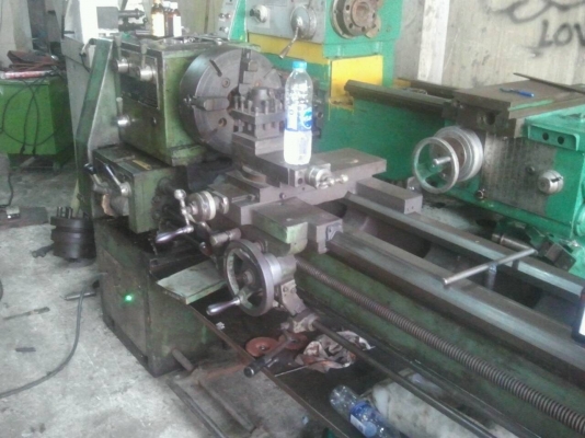 แท่นกลึง 7 ฟุต 3 เพลา เกียร์บล็อก ต้าชิง รุ่น 1000 B  พร้อมใช้งาน 89,000