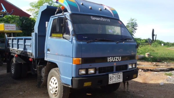 ขายหกล้อดั้มพ์ อีซูสุNPR59LU5-FM-115 ปี38 Fหน้า-หลัง แอร์เย็น เพาเวอร์ เกียร์ร็อก ดั้มสามมิตร