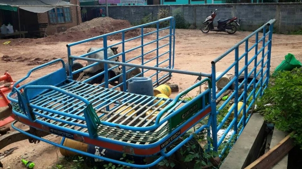 ขายคอก เสริมข้าง4ล้อบรรทุก เหล็กท่อน้ำประปา แข็งแรงไม่ผุ ยาว3.10เมตร กว้าง1.60 ใช้งานได้เลย