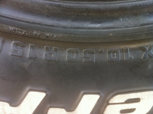 ยาง All BF goodrich 31 10.5 R15 ดอกติดหนวด ไม่เคยลุย