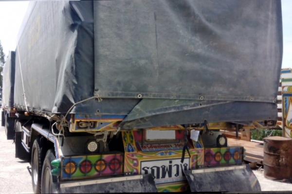 ขาย HINO 344 พ่วงแม่ลูก กระบะเหล็ก คอกเกษตรดั๊ม รถปี 56