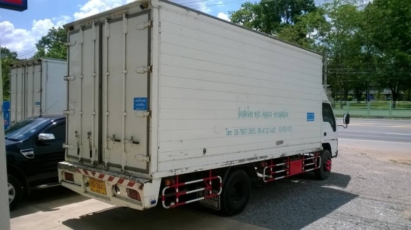 ขาย 6 ล้อ NQR 150 ออกห้างปี 52 ยาว 5.50 เมตร บรรทุกตู้แห้ง 3 บาน เครื่องดี คัสซีสวยตลอดเส้น แอร์เย็น ทะเบียนพร้อมโอน