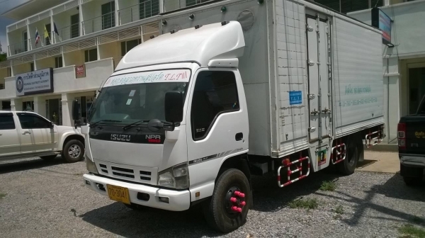 ขาย 6 ล้อ NQR 150 ออกห้างปี 52 ยาว 5.50 เมตร บรรทุกตู้แห้ง 3 บาน เครื่องดี คัสซีสวยตลอดเส้น แอร์เย็น ทะเบียนพร้อมโอน