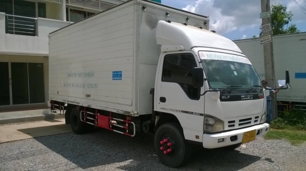 ขาย 6 ล้อ NQR 150 ออกห้างปี 52 ยาว 5.50 เมตร บรรทุกตู้แห้ง 3 บาน เครื่องดี คัสซีสวยตลอดเส้น แอร์เย็น ทะเบียนพร้อมโอน