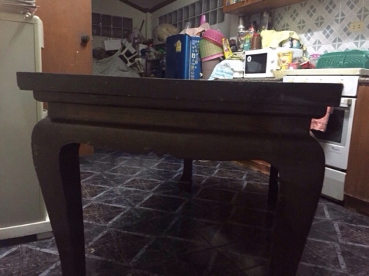 ชุดโต๊ะทานข้าว 4ที่นั่งไม้สัก