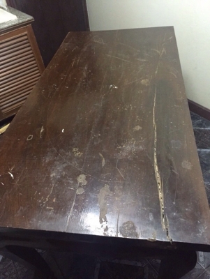 ชุดโต๊ะทานข้าว 4ที่นั่งไม้สัก