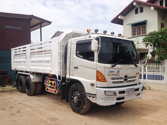 รถเจ้าของฝากขาย ขายสิบล้อดัมพ์ HINO FM8J 220 ซีรีส์ 500 ปี 55 กระจกไฟฟ้า ถุงลมนิรภัย ดัมพ์เหล็ก สองเพลา หัวคัสซีก็ขาย ไมล์140,000กม.