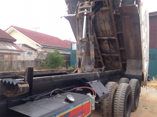 รถเจ้าของฝากขาย ขายสิบล้อดัมพ์ HINO FM8J 220 ซีรีส์ 500 ปี 55 กระจกไฟฟ้า ถุงลมนิรภัย ดัมพ์เหล็ก สองเพลา หัวคัสซีก็ขาย ไมล์140,000กม.