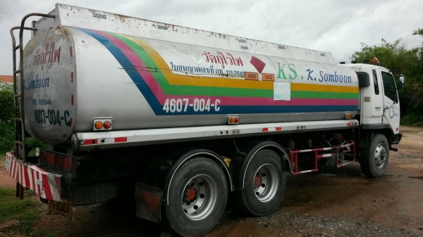 รถน้ำมัน16000ลิตร โหลดล่าง