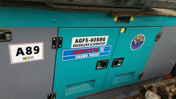 ขายเครื่องปั่นไฟ ASHITA  ขนาด 50 KVA  ราคาถูก !!!!