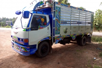 Hino FC 120 แรง เดิมๆ รถห้างแท้,ดั๊ม,คัสซีสวย,เบรคทีฟฟี้,เพาเวอร์,แอร์พร้อม