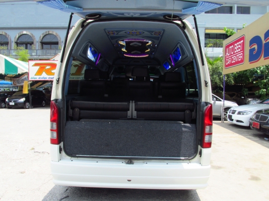 TOYOTA COMMUTER รถตู้มือสองCNG 07 เครื่อง 2700 แต่งเต็มแส สี เสียงครบ !!