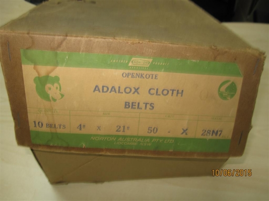 ผ้าทรายสายพาน NORTON  ADALOX CLOTH BELTS  Made in Australia