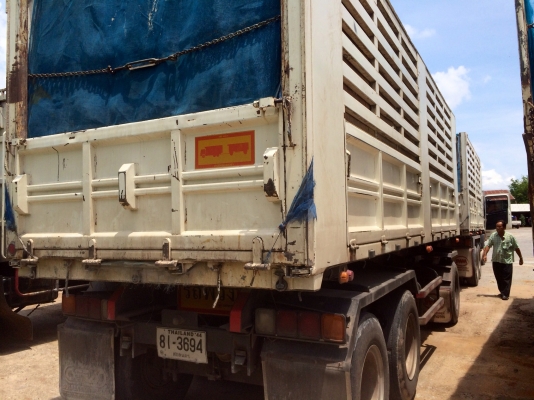 ขายด่วน  หางพ่วงสามเพลาดั้มพ์  กระบะสามมิตร  ปี 55  พร้อมใช้งาน