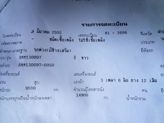 ขายด่วน  หางพ่วงสามเพลาดั้มพ์  กระบะสามมิตร  ปี 55  พร้อมใช้งาน