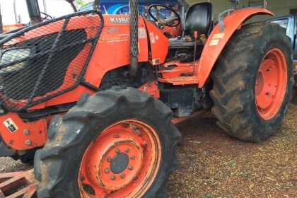 รถไถ Kubota M7040 70แรง 2เพลา 4*4 พร้อมดันหน้าผานหลัง7ใบ