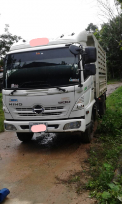 ขายดาวน์รถบรรทุก 6 ล้อดัมพ์ HINO FC9J 175 แรงม้าปี 2555 ขายดาวน์ 550000