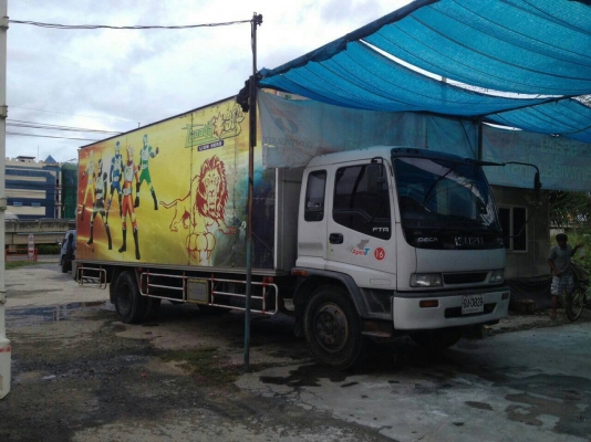 ขายด่วน ISUZU DAGA เครื่อง 6HH1 195 แรง ตู้ 3 บานยาว 7.20 เมตร ยาง9.00 ขอบ 20 ราคา 680,000