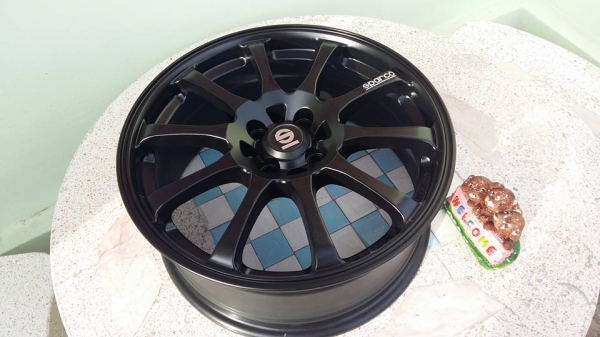 ขายล้อแม็กมือ2 sparco 17"&times;7" et42 4 รู 100 ไม่มีซ่อม สนใจติดต่อเล็กคลองสามครับ 081-3747940