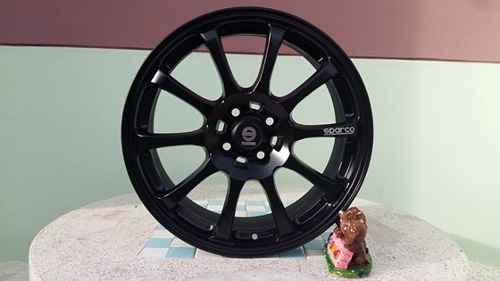 ขายล้อแม็กมือ2 sparco 17"&times;7" et42 4 รู 100 ไม่มีซ่อม สนใจติดต่อเล็กคลองสามครับ 081-3747940