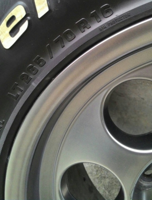 ขาย BF All 265/70 พร้อมล้อPIAA 16x8