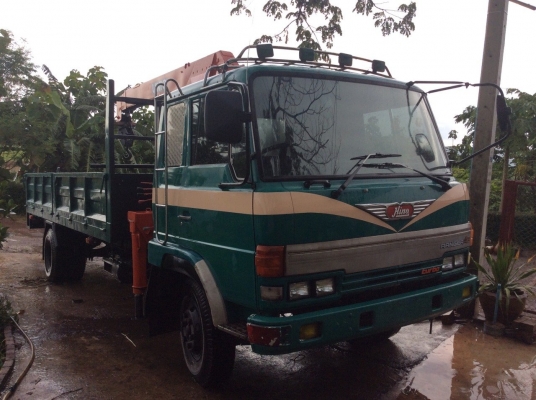 6ล้อHINO ยาว 6 ม.พร้อมเครน 3ตัน (3ปอก2ชัก) เครื่อง 180 แรง พวงมาลัยพาว์เวอร์ ยาง825ขอบ16 (หัวเก๋งสวยมากครับ) รถสวยพร้อมใช้งาน ขาย 570,000 บาท(ศุภากร 081-4252943)