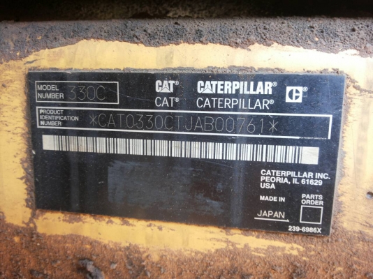 ขายCAT 330C 17000 h สภาพสวยพร้อมใช้ ราคาต่อรองได้ ติดต่อได้ที่คุณ อ๊อฟ พิจิตร 086-737-9991 ขายCAT 330C 17000 h สภาพสวยพร้อมใช้ ราคาต่อรองได้ ติดต่อได้ที่คุณ อ๊อฟ พิจิตร 086-737-9991