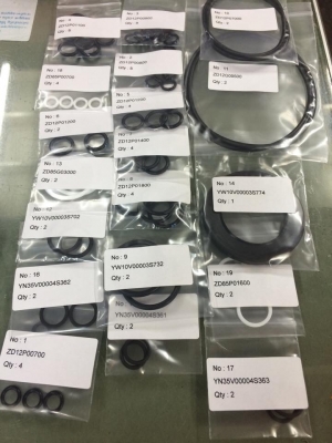 โอริ้งชุดซ่อมปั้มไฮโดลิตSK120-5 โอริ้งชุดซ่อมปั้มไฮโดลิตSK120-5